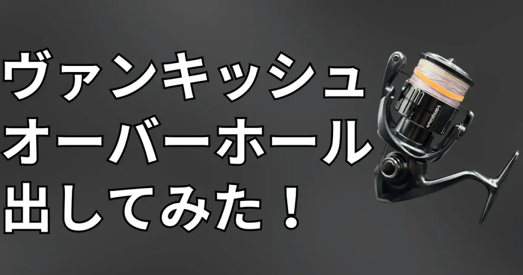 19ヴァンキッシュをシマノのオーバーホールに出してみた結果！